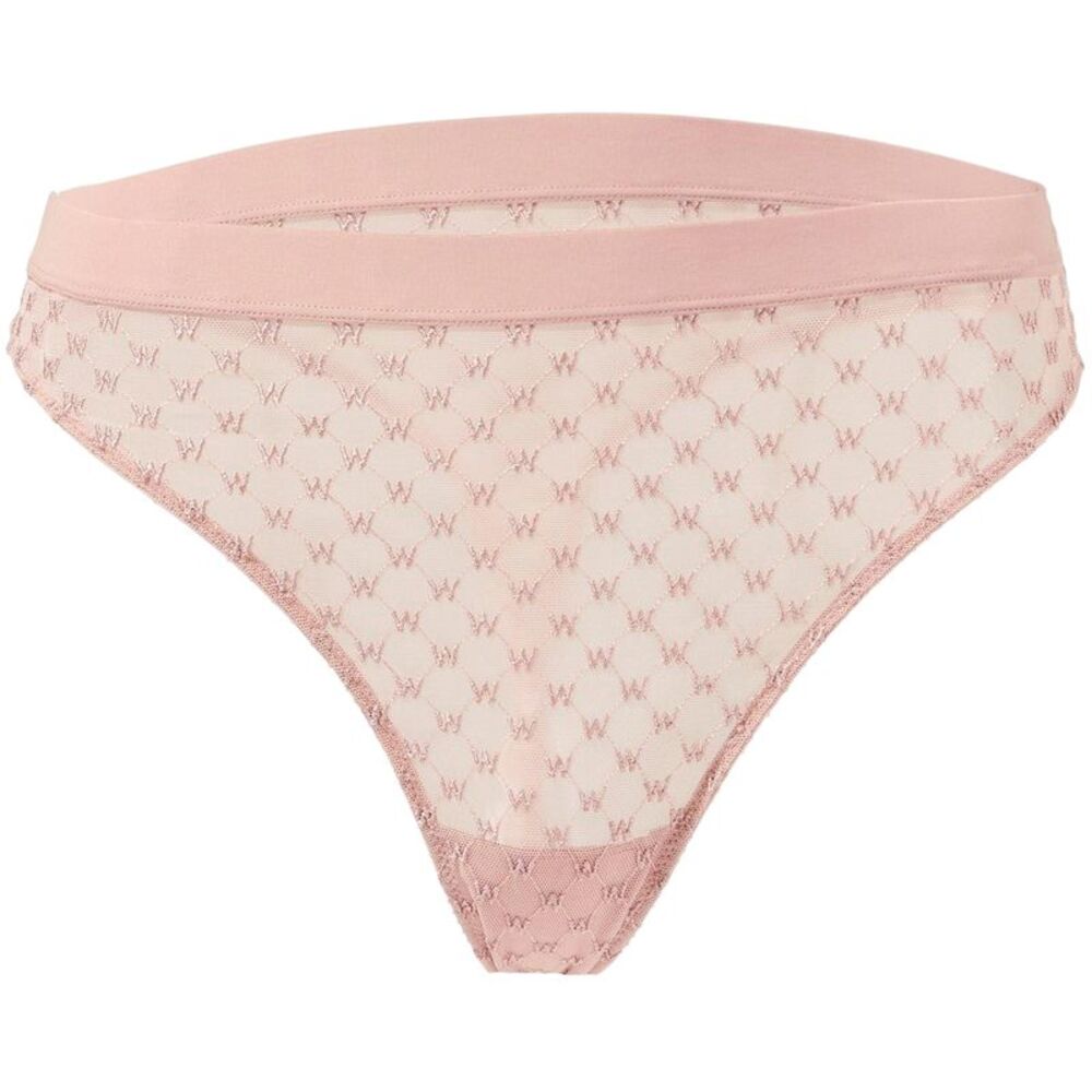 Wolf Womens/Ladies Monogram Thong / Pink